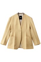 【バウト/BOWTE】のITALIAN FABRIC SLUB YARN NCL JACKET 人気、トレンドファッション・服の通販 founy(ファニー) ファッション Fashion レディースファッション Fashion for Women アウター Coat / Outerwear Collection レディースジャケット・軽アウター Jackets イタリア Italy オケージョン Occasion Wear シンプル Simple, Minimal ジャケット Jacket, Outerwear フィット Fit, Slim Fit 新作・新入荷 New Arrivals / New In thumbnail バターイエロー|ID: prp329100004877287 ipo3291000000036381815