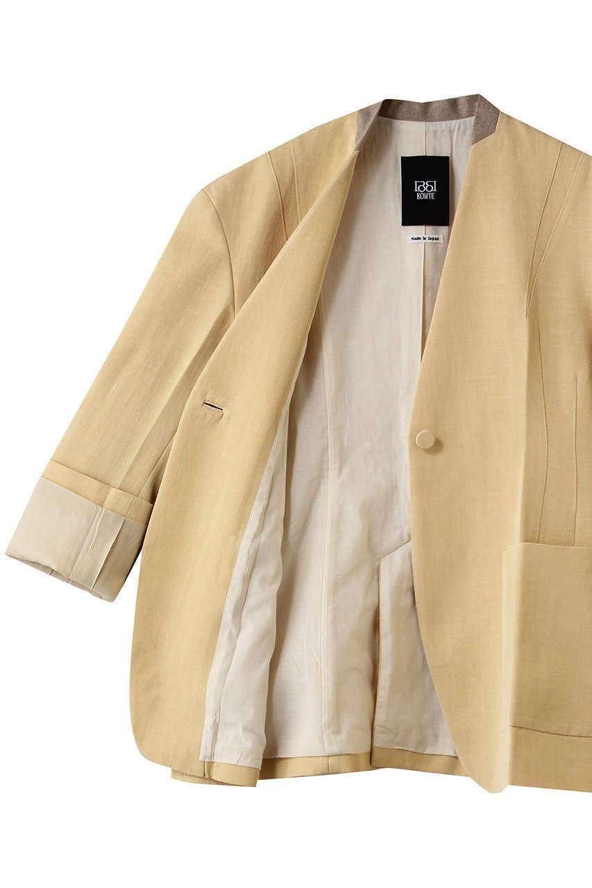 【バウト/BOWTE】のITALIAN FABRIC SLUB YARN NCL JACKET 人気、トレンドファッション・服の通販 founy(ファニー) 　ファッション　Fashion　レディースファッション　Fashion for Women　アウター　Coat / Outerwear Collection　レディースジャケット・軽アウター　Jackets　イタリア　Italy　オケージョン　Occasion Wear　シンプル　Simple, Minimal　ジャケット　Jacket, Outerwear　フィット　Fit, Slim Fit　新作・新入荷　New Arrivals / New In　other-6|ID: prp329100004877287 ipo3291000000036381820