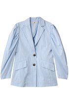 【ウーア/Uhr】のギャザー スリーブ シャツ ジャケット ストライプ|ID: prp329100004877294 ipo3291000000036701208