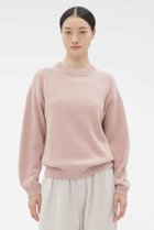 【マーガレットハウエル/MARGARET HOWELL】のHIGH TWIST COTTON LINEN KNITWEAR 人気、トレンドファッション・服の通販 founy(ファニー) ファッション Fashion レディースファッション Fashion for Women トップス・カットソー Cut & Sew Tops ニット Knit Tops & Sweaters カジュアルプルオーバー・ニットトップス Pullovers & Knit Tops / Casual Pullovers シンプル Simple, Minimal バランス Balance, Style Balance リネン Linen, Linen Fabric 新作・新入荷 New Arrivals / New In thumbnail ピンク|ID: prp329100004877296 ipo3291000000036381901