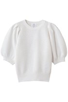 【ランバン オン ブルー/LANVIN en Bleu】のアイレットパフスリーブニット 人気、トレンドファッション・服の通販 founy(ファニー) ファッション Fashion レディースファッション Fashion for Women トップス・カットソー Cut & Sew Tops ニット Knit Tops & Sweaters カジュアルプルオーバー・ニットトップス Pullovers & Knit Tops / Casual Pullovers スリーブ Sleeve, Long Sleeve / Short Sleeve フィット Fit, Slim Fit フェミニン Feminine, Girly エレガント 上品 Elegant 新作・新入荷 New Arrivals / New In thumbnail オフ|ID: prp329100004877297 ipo3291000000036381909