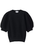 【ランバン オン ブルー/LANVIN en Bleu】のアイレットパフスリーブニット 人気、トレンドファッション・服の通販 founy(ファニー) ファッション Fashion レディースファッション Fashion for Women トップス・カットソー Cut & Sew Tops ニット Knit Tops & Sweaters カジュアルプルオーバー・ニットトップス Pullovers & Knit Tops / Casual Pullovers スリーブ Sleeve, Long Sleeve / Short Sleeve フィット Fit, Slim Fit フェミニン Feminine, Girly エレガント 上品 Elegant 新作・新入荷 New Arrivals / New In thumbnail ブラック|ID: prp329100004877297 ipo3291000000036381910