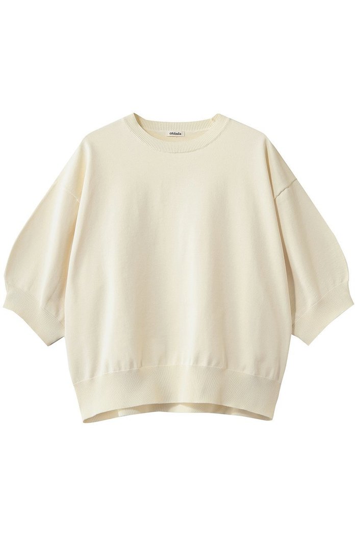 【オブラダ/Oblada】のサマーニットTEE インテリア・キッズ・メンズ・レディースファッション・服の通販 founy(ファニー) https://founy.com/ ファッション Fashion レディースファッション Fashion for Women トップス・カットソー Cut & Sew Tops ニット Knit Tops & Sweaters カジュアルプルオーバー・ニットトップス Pullovers & Knit Tops / Casual Pullovers おすすめ Recommended / Our Picks サマー Summer, Summer Style スリーブ Sleeve, Long Sleeve / Short Sleeve ボトム Bottoms, Lower Wear 新作・新入荷 New Arrivals / New In |ID: prp329100004877298 ipo3291000000036381916
