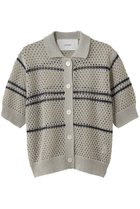 【アダワス/ADAWAS】のメッシュ ポロカーディガン 人気、トレンドファッション・服の通販 founy(ファニー) ファッション Fashion レディースファッション Fashion for Women トップス・カットソー Cut & Sew Tops ニット Knit Tops & Sweaters カーディガン・羽織り Layered Style Cardigans カジュアルプルオーバー・ニットトップス Pullovers & Knit Tops / Casual Pullovers カーディガン Cardigan, Knitwear コンパクト Compact, Small Size ボーダー Border, Stripe メッシュ Mesh, Net Fabric ランダム Random, Irregular 新作・新入荷 New Arrivals / New In thumbnail サンド|ID: prp329100004877299 ipo3291000000036381927