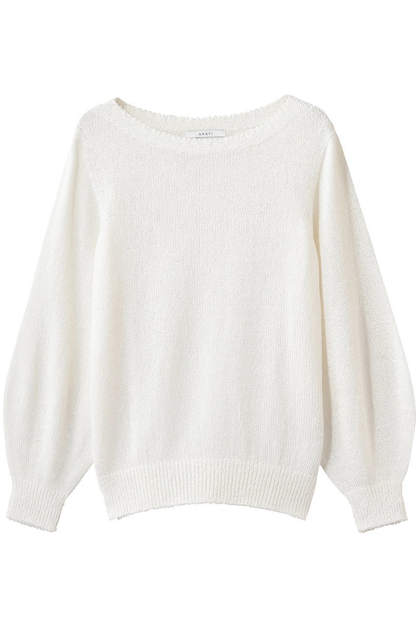 【アナイ/ANAYI】のレーヨン和紙ミックスプルオーバー 人気、トレンドファッション・服の通販 founy(ファニー) 　ファッション　Fashion　レディースファッション　Fashion for Women　トップス・カットソー　Cut & Sew Tops　ニット　Knit Tops & Sweaters　カジュアルプルオーバー・ニットトップス　Pullovers & Knit Tops / Casual Pullovers　おすすめ　Recommended / Our Picks　シンプル　Simple, Minimal　ミックス　Mix, Mixed Style　春　Spring　 other-1|ID: prp329100004877301 ipo3291000000036381939