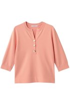 【アナイ/ANAYI】のRY/PEストレッチキーネックプルオーバー 人気、トレンドファッション・服の通販 founy(ファニー) ファッション Fashion レディースファッション Fashion for Women トップス・カットソー Cut & Sew Tops ニット Knit Tops & Sweaters カジュアルプルオーバー・ニットトップス Pullovers & Knit Tops / Casual Pullovers コンパクト Compact, Small Size ストレッチ Stretch, Stretchy Fabric デコルテ Décolleté, Neckline メタル Metal, Metal Parts エレガント 上品 Elegant 新作・新入荷 New Arrivals / New In thumbnail コーラル|ID: prp329100004877302 ipo3291000000036381949