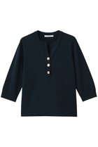 【アナイ/ANAYI】のRY/PEストレッチキーネックプルオーバー 人気、トレンドファッション・服の通販 founy(ファニー) ファッション Fashion レディースファッション Fashion for Women トップス・カットソー Cut & Sew Tops ニット Knit Tops & Sweaters カジュアルプルオーバー・ニットトップス Pullovers & Knit Tops / Casual Pullovers コンパクト Compact, Small Size ストレッチ Stretch, Stretchy Fabric デコルテ Décolleté, Neckline メタル Metal, Metal Parts エレガント 上品 Elegant 新作・新入荷 New Arrivals / New In thumbnail ネイビー|ID: prp329100004877302 ipo3291000000036381951