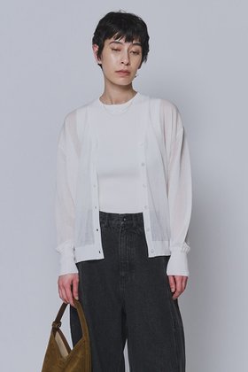 【プルミエ アロンディスモン/1er Arrondissement】 コットンナイロンシアーカーディガン人気、トレンドファッション・服の通販 founy(ファニー) ファッション Fashion レディースファッション Fashion for Women トップス・カットソー Cut & Sew Tops ニット Knit Tops & Sweaters カーディガン・羽織り Layered Style Cardigans おすすめ Recommended / Our Picks カーディガン Cardigan, Knitwear シアー Sheer, See-Through セットアップ Set-Up, Coordinated Outfit エレガント 上品 Elegant 夏 Summer 新作・新入荷 New Arrivals / New In |ID:prp329100004877303