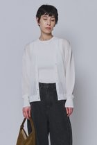 【プルミエ アロンディスモン/1er Arrondissement】のコットンナイロンシアーカーディガン 人気、トレンドファッション・服の通販 founy(ファニー) ファッション Fashion レディースファッション Fashion for Women トップス・カットソー Cut & Sew Tops ニット Knit Tops & Sweaters カーディガン・羽織り Layered Style Cardigans おすすめ Recommended / Our Picks カーディガン Cardigan, Knitwear シアー Sheer, See-Through セットアップ Set-Up, Coordinated Outfit エレガント 上品 Elegant 夏 Summer 新作・新入荷 New Arrivals / New In thumbnail オフホワイト|ID: prp329100004877303 ipo3291000000036381965