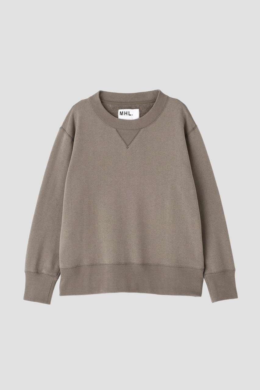 【マーガレットハウエル/MARGARET HOWELL】のLIGHT LOOPBACK COTTON TOP 人気、トレンドファッション・服の通販 founy(ファニー) 　ファッション　Fashion　レディースファッション　Fashion for Women　トップス・カットソー　Cut & Sew Tops　ニット　Knit Tops & Sweaters　カジュアルプルオーバー・ニットトップス　Pullovers & Knit Tops / Casual Pullovers　スウェット / スエット　Sweatshirt, Sweatwear　スペシャル　Special, Limited Edition　スリーブ　Sleeve, Long Sleeve / Short Sleeve　新作・新入荷　New Arrivals / New In　other-4|ID: prp329100004877304 ipo3291000000036381978