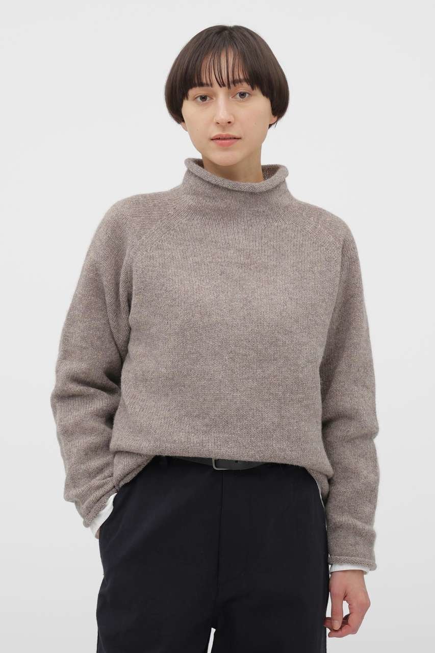 【マーガレットハウエル/MARGARET HOWELL】のDRY WOOL KNITWEAR インテリア・キッズ・メンズ・レディースファッション・服の通販 founy(ファニー) 　ファッション　Fashion　レディースファッション　Fashion for Women　トップス・カットソー　Cut & Sew Tops　ニット　Knit Tops & Sweaters　カジュアルプルオーバー・ニットトップス　Pullovers & Knit Tops / Casual Pullovers　カットソー　Cut and Sewn Top　バランス　Balance, Style Balance　ボトム　Bottoms, Lower Wear　新作・新入荷　New Arrivals / New In　グレー|ID: prp329100004877305 ipo3291000000036381982