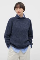 【マーガレットハウエル/MARGARET HOWELL】のDRY WOOL KNITWEAR 人気、トレンドファッション・服の通販 founy(ファニー) ファッション Fashion レディースファッション Fashion for Women トップス・カットソー Cut & Sew Tops ニット Knit Tops & Sweaters カジュアルプルオーバー・ニットトップス Pullovers & Knit Tops / Casual Pullovers カットソー Cut and Sewn Top バランス Balance, Style Balance ボトム Bottoms, Lower Wear 新作・新入荷 New Arrivals / New In thumbnail ブルー|ID: prp329100004877305 ipo3291000000036381983