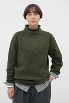 【マーガレットハウエル/MARGARET HOWELL】のDRY WOOL KNITWEAR 人気、トレンドファッション・服の通販 founy(ファニー) ファッション Fashion レディースファッション Fashion for Women トップス・カットソー Cut & Sew Tops ニット Knit Tops & Sweaters カジュアルプルオーバー・ニットトップス Pullovers & Knit Tops / Casual Pullovers カットソー Cut and Sewn Top バランス Balance, Style Balance ボトム Bottoms, Lower Wear 新作・新入荷 New Arrivals / New In thumbnail グリーン|ID: prp329100004877305 ipo3291000000036381984