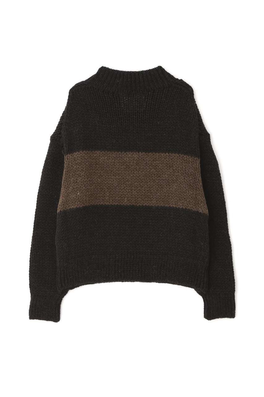 【マーガレットハウエル/MARGARET HOWELL】のNATURAL SPUN WOOL KNITWEAR 人気、トレンドファッション・服の通販 founy(ファニー) 　ファッション　Fashion　レディースファッション　Fashion for Women　トップス・カットソー　Cut & Sew Tops　ニット　Knit Tops & Sweaters　カジュアルプルオーバー・ニットトップス　Pullovers & Knit Tops / Casual Pullovers　コンパクト　Compact, Small Size　ストライプ　Stripe, Striped Pattern　ハンド　Hand, Handmade　バランス　Balance, Style Balance　新作・新入荷　New Arrivals / New In　other-5|ID: prp329100004877306 ipo3291000000036381995