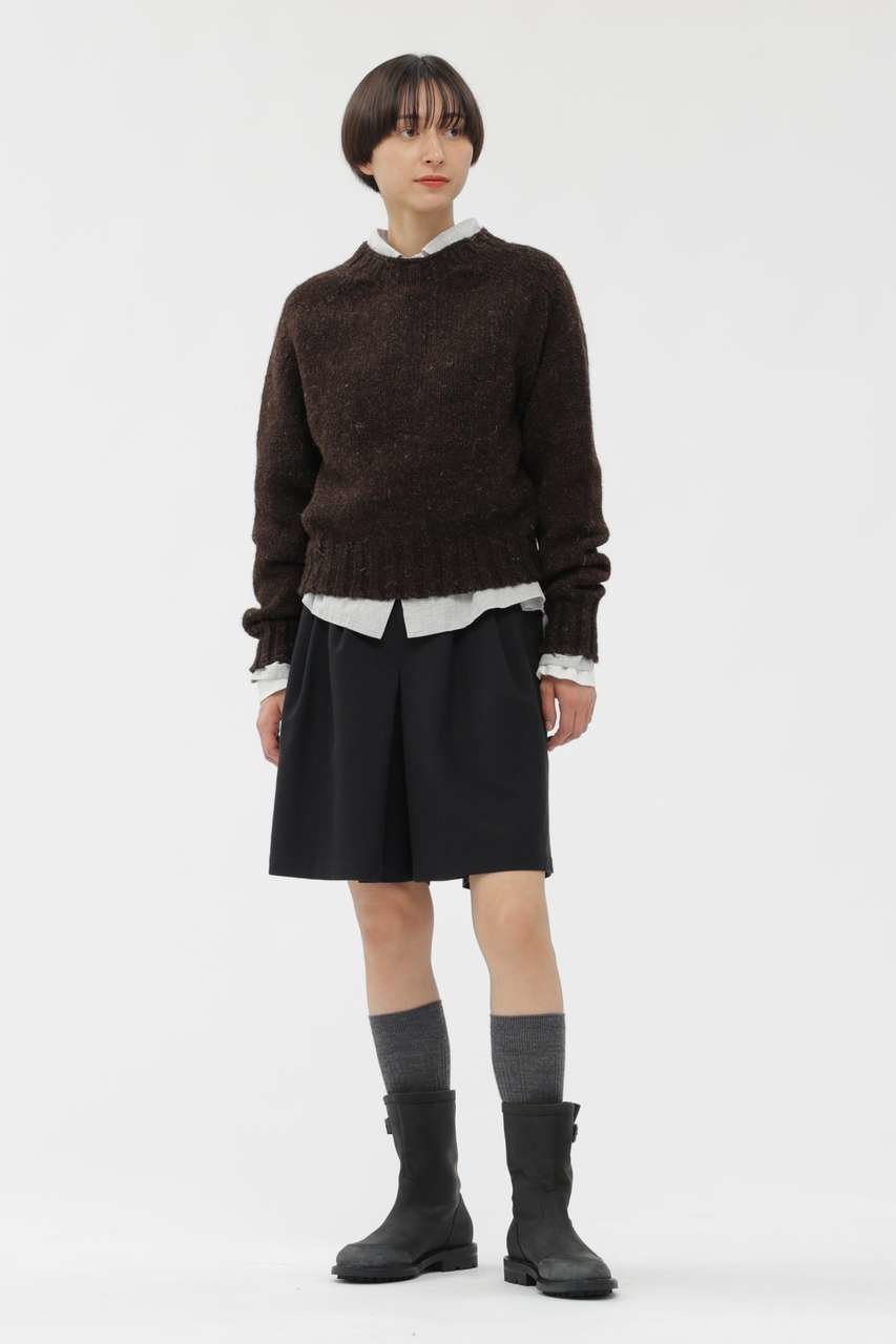 【マーガレットハウエル/MARGARET HOWELL】のRUSTIC WOOL KNITWEAR 人気、トレンドファッション・服の通販 founy(ファニー) 　ファッション　Fashion　レディースファッション　Fashion for Women　トップス・カットソー　Cut & Sew Tops　ニット　Knit Tops & Sweaters　カジュアルプルオーバー・ニットトップス　Pullovers & Knit Tops / Casual Pullovers　コンパクト　Compact, Small Size　バランス　Balance, Style Balance　ホールガーメント　WholeGarment, Seamless Knit　ボトム　Bottoms, Lower Wear　ワイド　Wide, Wide Fit　新作・新入荷　New Arrivals / New In　other-2|ID: prp329100004877307 ipo3291000000036382000