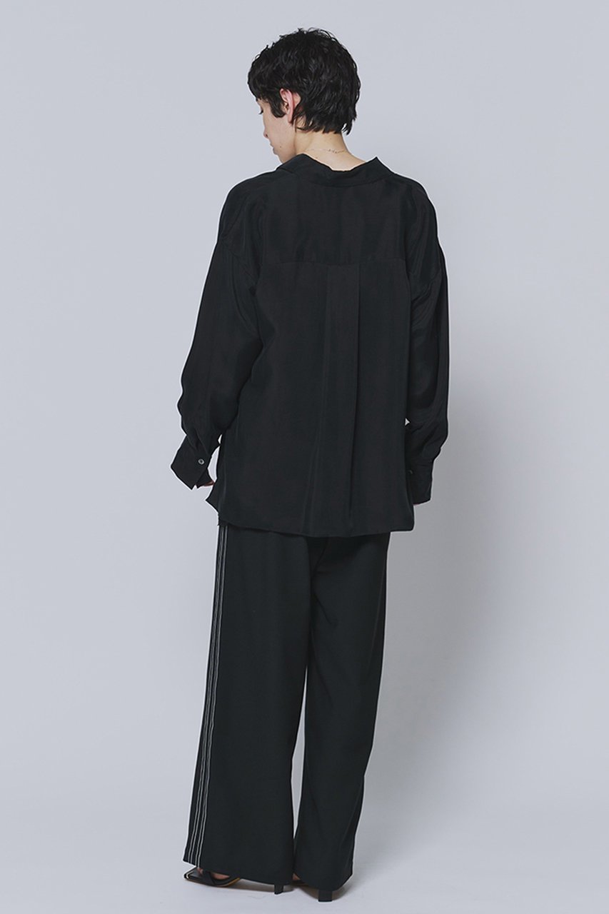 【プルミエ アロンディスモン/1er Arrondissement】のサイドラインパンツ 人気、トレンドファッション・服の通販 founy(ファニー) 　ファッション　Fashion　レディースファッション　Fashion for Women　パンツ　Pants & Trousers　シンプル　Simple, Minimal　ストレート　Straight, Straight Cut　リラックス　Relax, Relaxed Fit　ワイド　Wide, Wide Fit　新作・新入荷　New Arrivals / New In　other-5|ID: prp329100004877309 ipo3291000000036382019