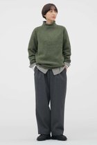 【マーガレットハウエル/MARGARET HOWELL】のWOOL COTTON DRILL TROUSERS グレー|ID: prp329100004877312 ipo3291000000036382037