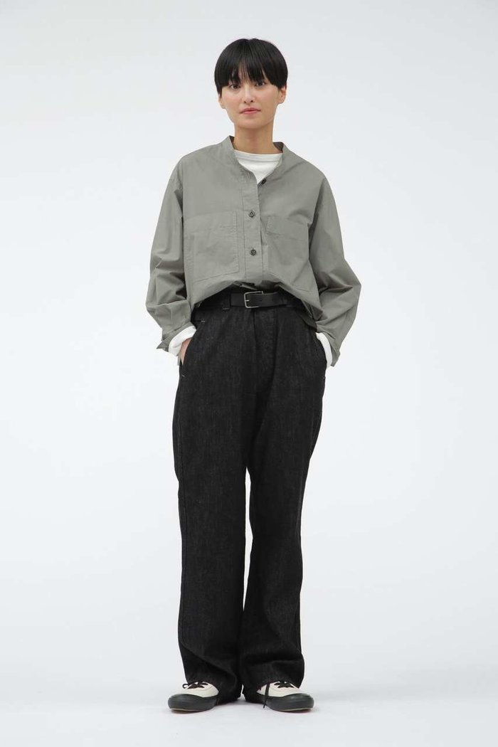 【マーガレットハウエル/MARGARET HOWELL】のCANTON LIGHT DENIM BLACK インテリア・キッズ・メンズ・レディースファッション・服の通販 founy(ファニー) https://founy.com/ ファッション Fashion レディースファッション Fashion for Women パンツ Pants & Trousers デニムパンツ・ジーンズ・美脚デニム Denim Jeans & Pants ジーンズ Jeans, Denim Pants デニム Denim, Jeans Material ネップ Nepp, Slub Yarn バランス Balance, Style Balance パッチ Patch, Appliqué フィット Fit, Slim Fit フロント Front, Front Design ベーシック Basic, Essential ポケット Pocket, Pocket Detail リラックス Relax, Relaxed Fit ワーク Workwear, Utility Style 新作・新入荷 New Arrivals / New In |ID: prp329100004877315 ipo3291000000036382060