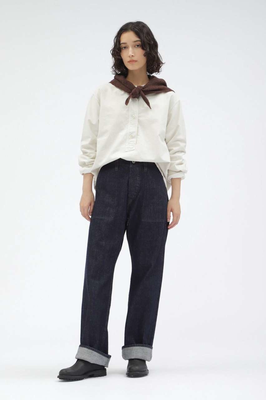 【マーガレットハウエル/MARGARET HOWELL】のCANTON DENIM 人気、トレンドファッション・服の通販 founy(ファニー) 　ファッション　Fashion　レディースファッション　Fashion for Women　パンツ　Pants & Trousers　デニムパンツ・ジーンズ・美脚デニム　Denim Jeans & Pants　ジーンズ　Jeans, Denim Pants　デニム　Denim, Jeans Material　ネップ　Nepp, Slub Yarn　バランス　Balance, Style Balance　フィット　Fit, Slim Fit　ミックス　Mix, Mixed Style　ミリタリー　Military, Army Style　レギュラー　Regular, Standard Fit　ワーク　Workwear, Utility Style　新作・新入荷　New Arrivals / New In　other-5|ID: prp329100004877318 ipo3291000000036382088