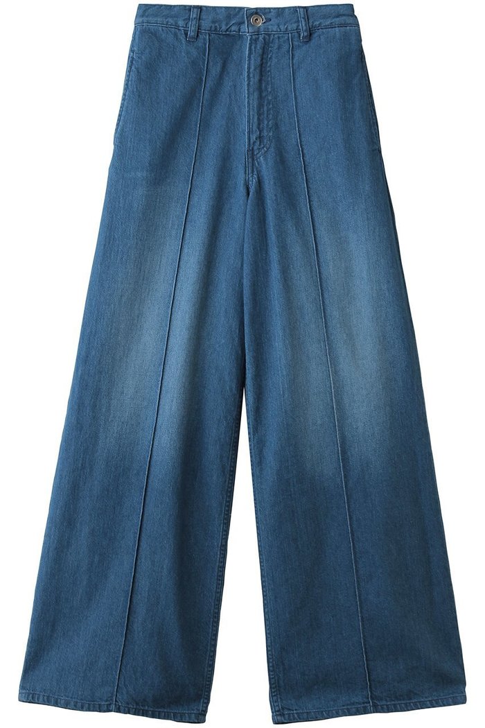 【デザイン ワークス/DESIGN WORKS】のセミワイドデニムパンツ インテリア・キッズ・メンズ・レディースファッション・服の通販 founy(ファニー) https://founy.com/ ファッション Fashion レディースファッション Fashion for Women パンツ Pants & Trousers デニムパンツ・ジーンズ・美脚デニム Denim Jeans & Pants デニム Denim, Jeans Material パターン Pattern, Design Print フィット Fit, Slim Fit フロント Front, Front Design 夏 Summer 新作・新入荷 New Arrivals / New In 春 Spring S/S・春夏 SS, Spring/Summer, Warm Season |ID: prp329100004877320 ipo3291000000036382101