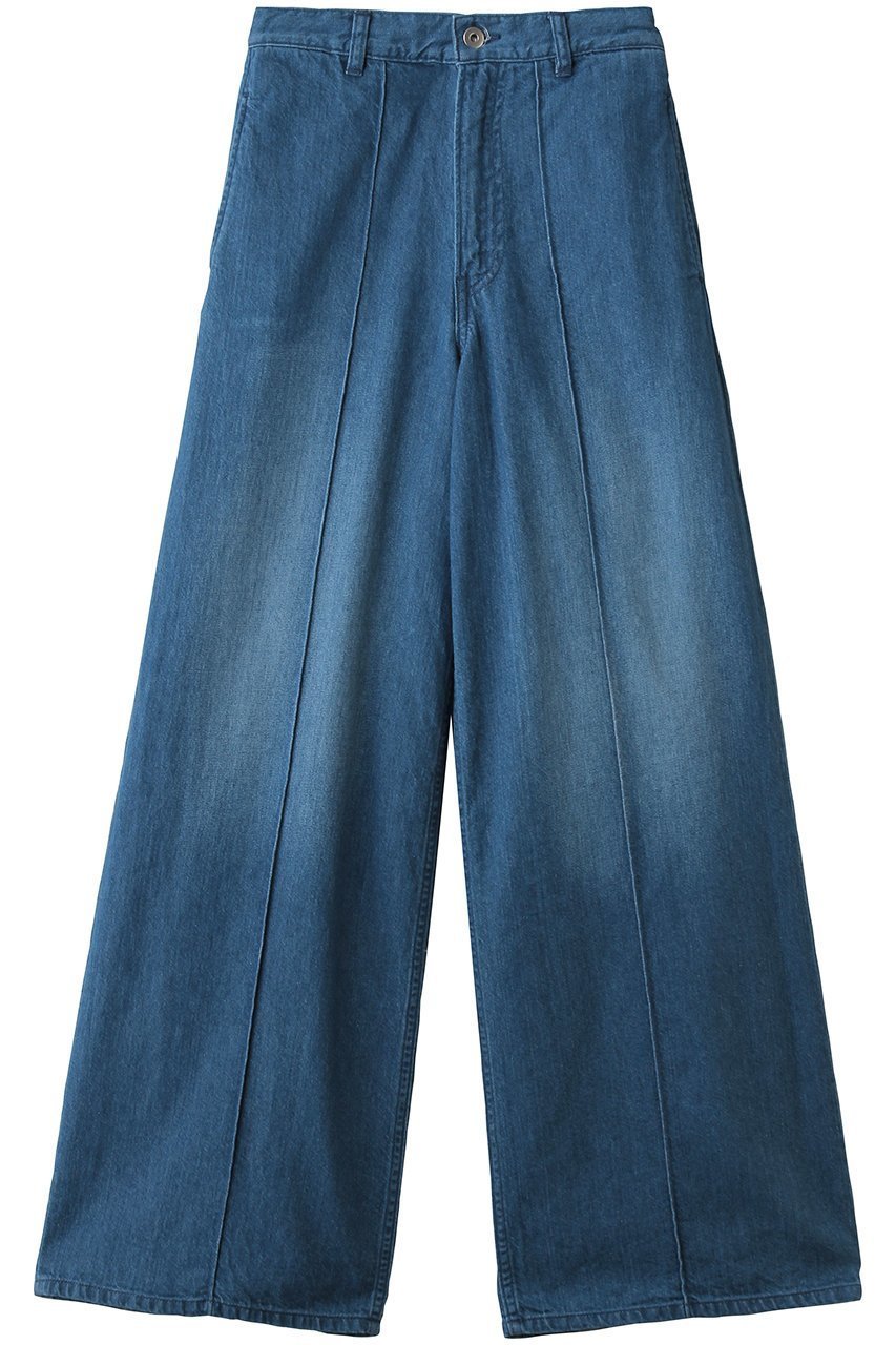 【デザイン ワークス/DESIGN WORKS】のセミワイドデニムパンツ 人気、トレンドファッション・服の通販 founy(ファニー) 　ファッション　Fashion　レディースファッション　Fashion for Women　パンツ　Pants & Trousers　デニムパンツ・ジーンズ・美脚デニム　Denim Jeans & Pants　デニム　Denim, Jeans Material　パターン　Pattern, Design Print　フィット　Fit, Slim Fit　フロント　Front, Front Design　夏　Summer　新作・新入荷　New Arrivals / New In　春　Spring　S/S・春夏　SS, Spring/Summer, Warm Season　 other-1|ID: prp329100004877320 ipo3291000000036382101