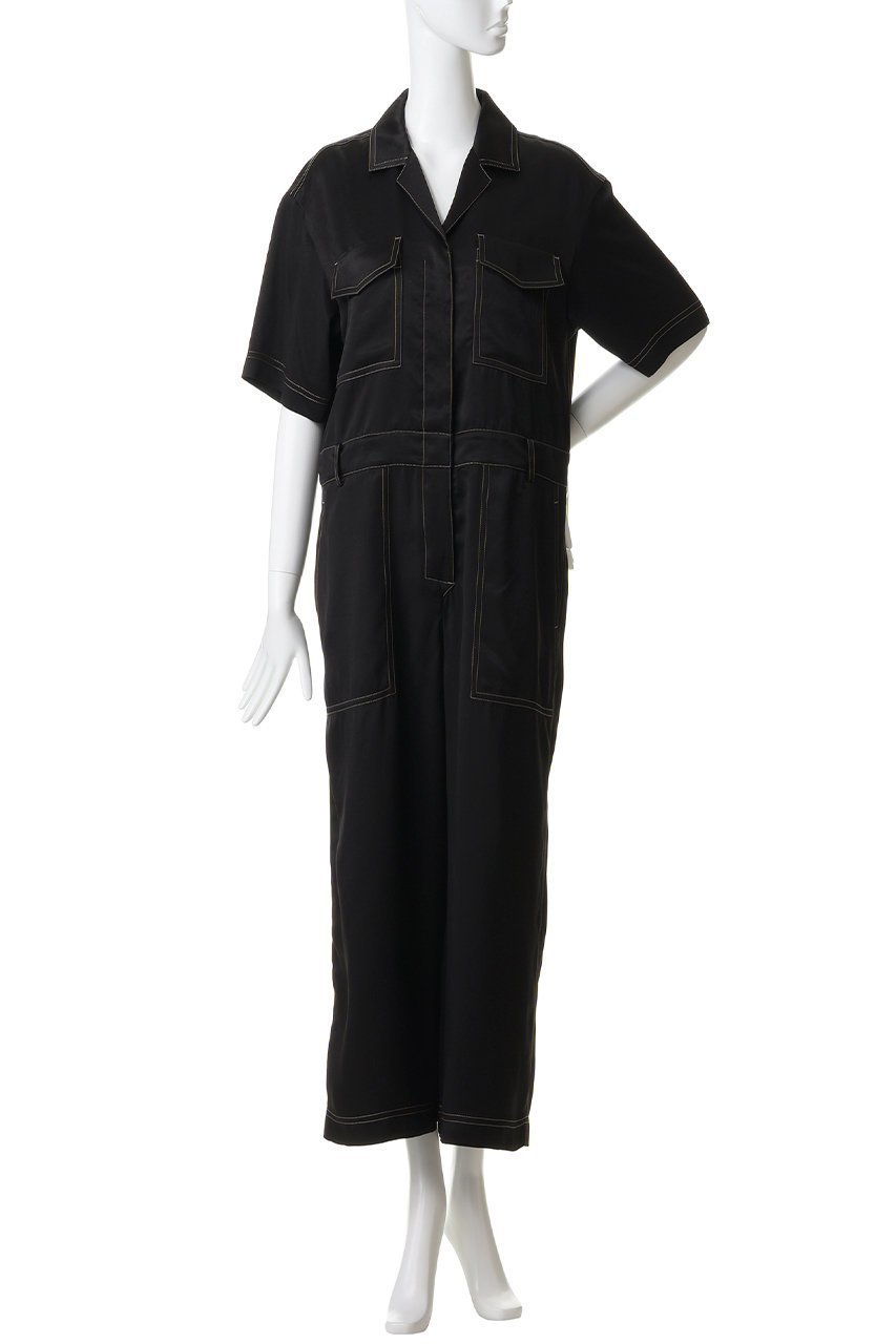 【ウーア/Uhr】のサテン ジャンプスーツ 人気、トレンドファッション・服の通販 founy(ファニー) 　ファッション　Fashion　レディースファッション　Fashion for Women　パンツ　Pants & Trousers　サテン　Satin, Glossy Fabric　スリーブ　Sleeve, Long Sleeve / Short Sleeve　スーツ　Suit, Formalwear　ハーフ　Half, Half-Length　ワーク　Workwear, Utility Style　夏　Summer　新作・新入荷　New Arrivals / New In　春　Spring　S/S・春夏　SS, Spring/Summer, Warm Season　other-2|ID: prp329100004877323 ipo3291000000036382129