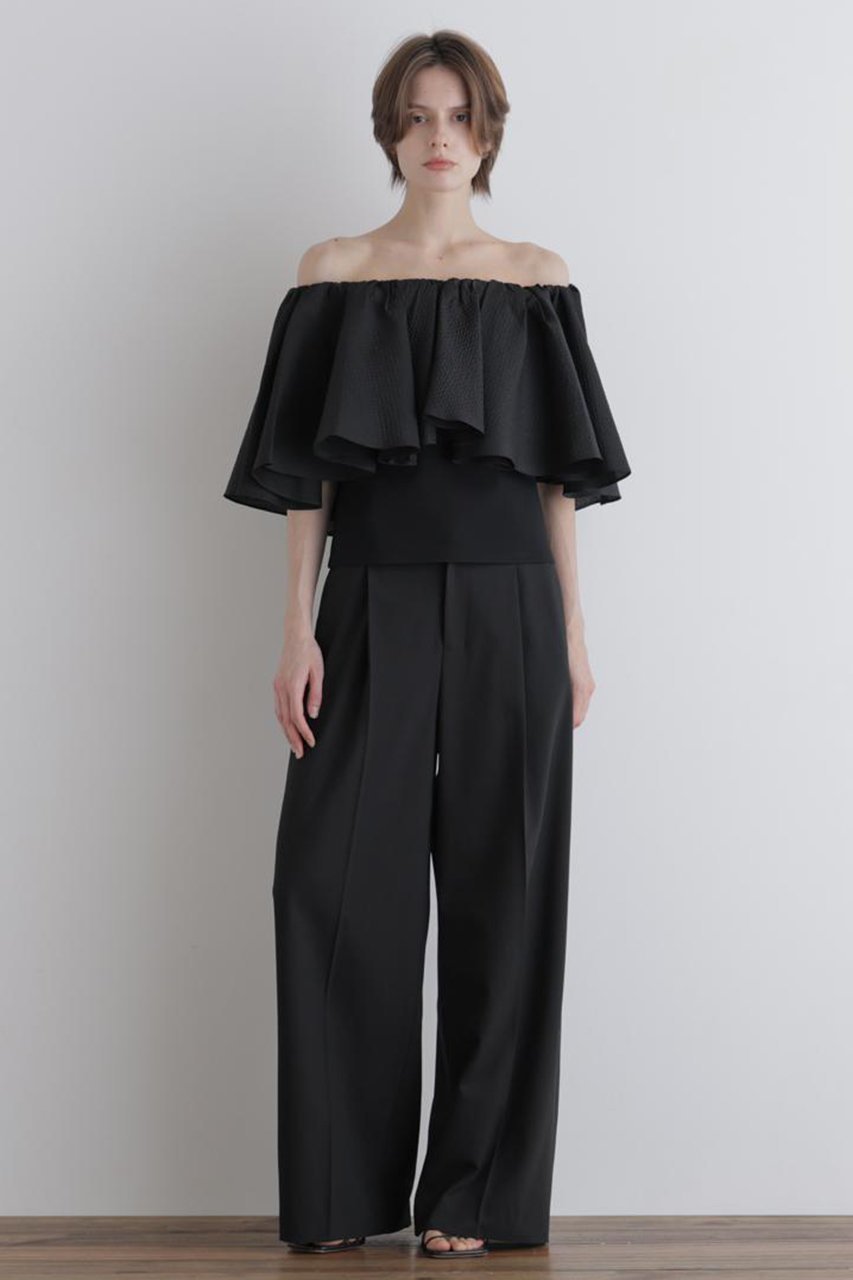 【ル フィル/LE PHIL】のJQコンビカップインブラウス 人気、トレンドファッション・服の通販 founy(ファニー) 　ファッション　Fashion　レディースファッション　Fashion for Women　トップス・カットソー　Cut & Sew Tops　シャツ・ブラウス・オフィスカジュアル　Elegant Blouses & Button-Ups　おすすめ　Recommended / Our Picks　ショート　Short, Short Length　ジャカード／ジャガード　Jacquard, Woven Pattern　スタンダード　Standard, Basic　ストレッチ　Stretch, Stretchy Fabric　スリーブ　Sleeve, Long Sleeve / Short Sleeve　フィット　Fit, Slim Fit　フレア　Flare, Flared　エレガント 上品　Elegant　夏　Summer　新作・新入荷　New Arrivals / New In　旅行　Travel　other-3|ID: prp329100004877387 ipo3291000000036382495