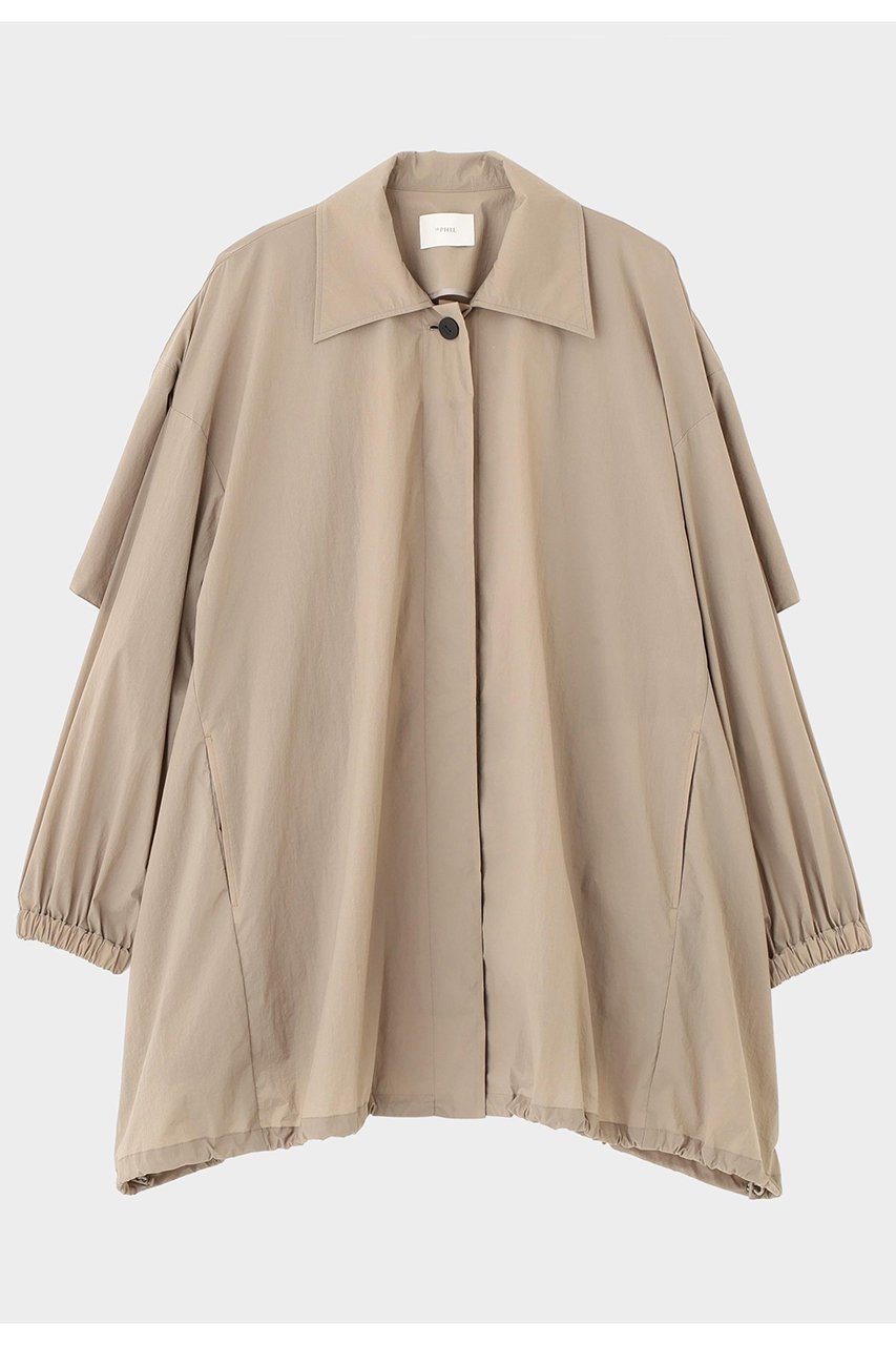 【ル フィル/LE PHIL】のドライナイロンジャケット インテリア・キッズ・メンズ・レディースファッション・服の通販 founy(ファニー) 　ファッション　Fashion　レディースファッション　Fashion for Women　アウター　Coat / Outerwear Collection　レディースジャケット・軽アウター　Jackets　コンパクト　Compact, Small Size　シンプル　Simple, Minimal　ジャケット　Jacket, Outerwear　スタンダード　Standard, Basic　ストレッチ　Stretch, Stretchy Fabric　タフタ　Taffeta, Structured Fabric　ドローコード　Drawcord, Drawstring Cord　バランス　Balance, Style Balance　フロント　Front, Front Design　ブルゾン　Blouson, Bomber Jacket　ヨーク　Yoke, Yoke Design　新作・新入荷　New Arrivals / New In　ベージュ|ID: prp329100004877389 ipo3291000000036382511