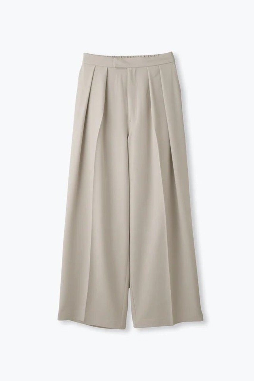 【レリル/lelill】のSUPER WIDETROUSERS 2 インテリア・キッズ・メンズ・レディースファッション・服の通販 founy(ファニー) 　ファッション　Fashion　レディースファッション　Fashion for Women　パンツ　Pants & Trousers　コンパクト　Compact, Small Size　ストレッチ　Stretch, Stretchy Fabric　ストレート　Straight, Straight Cut　ツイル　Twist, Twisted Detail　ワイド　Wide, Wide Fit　ビジネス 仕事 通勤　Business / Work / Commuting　夏　Summer　旅行　Travel　春　Spring　S/S・春夏　SS, Spring/Summer, Warm Season　サンド|ID: prp329100004877392 ipo3291000000036895764