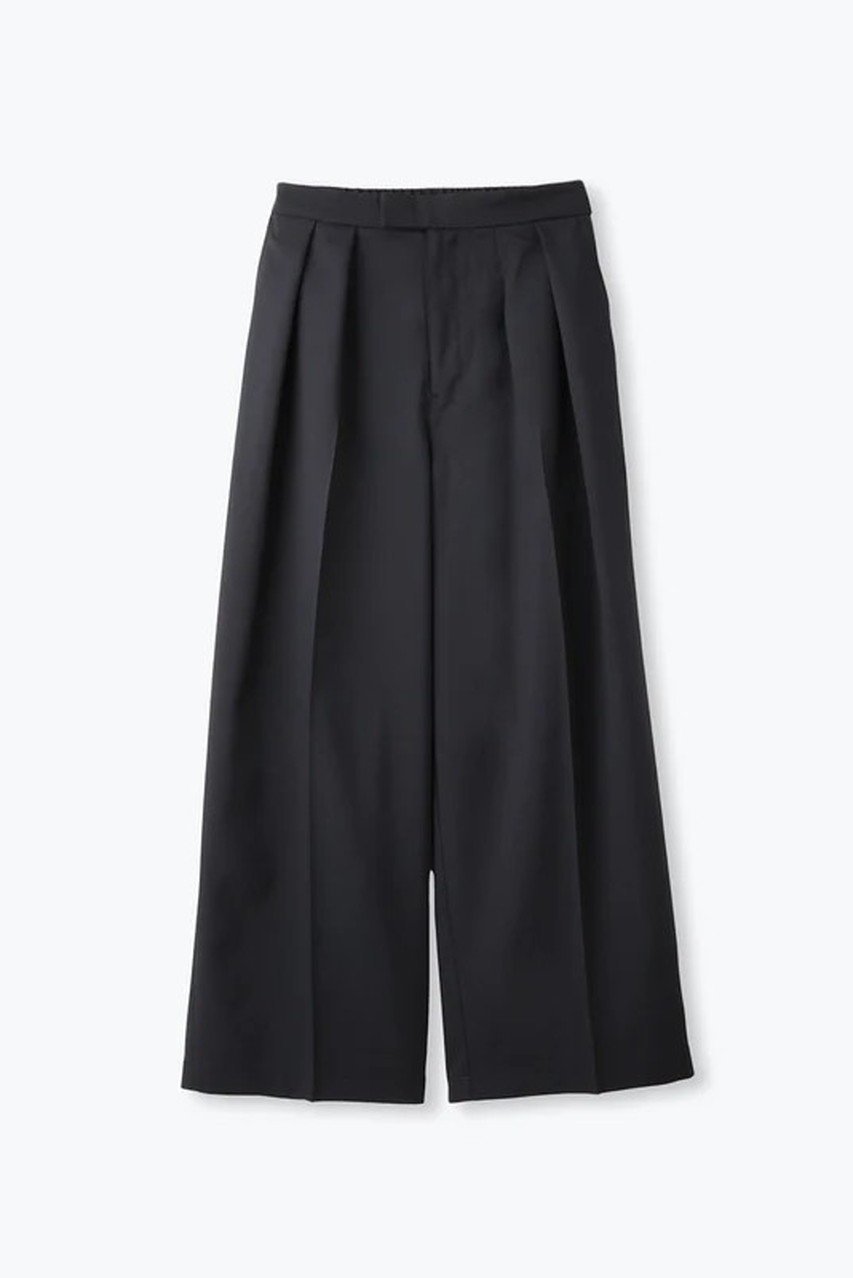 【レリル/lelill】のSUPER WIDETROUSERS 2 インテリア・キッズ・メンズ・レディースファッション・服の通販 founy(ファニー) 　ファッション　Fashion　レディースファッション　Fashion for Women　パンツ　Pants & Trousers　コンパクト　Compact, Small Size　ストレッチ　Stretch, Stretchy Fabric　ストレート　Straight, Straight Cut　ツイル　Twist, Twisted Detail　ワイド　Wide, Wide Fit　ビジネス 仕事 通勤　Business / Work / Commuting　夏　Summer　旅行　Travel　春　Spring　S/S・春夏　SS, Spring/Summer, Warm Season　ブラック|ID: prp329100004877392 ipo3291000000036895765