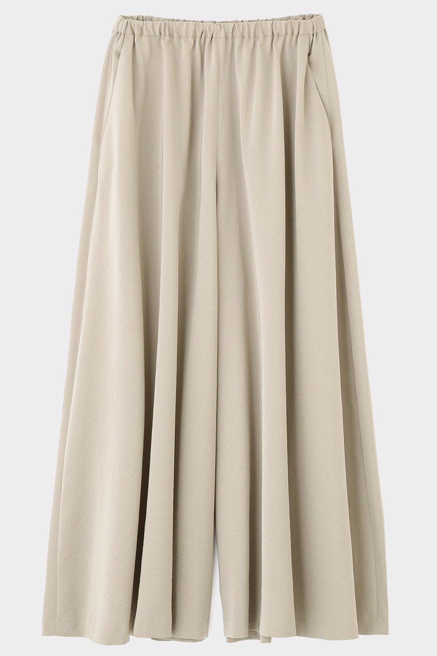 【ル フィル/LE PHIL】のライトサテンギャザーワイドパンツ インテリア・キッズ・メンズ・レディースファッション・服の通販 founy(ファニー) 　ファッション　Fashion　レディースファッション　Fashion for Women　パンツ　Pants & Trousers　エレガント 上品　Elegant　ギャザー　Gathered, Ruffled　ジャケット　Jacket, Outerwear　スタンダード　Standard, Basic　ドレープ　Drape, Draping Fabric　バランス　Balance, Style Balance　フィット　Fit, Slim Fit　フェミニン　Feminine, Girly　ワイド　Wide, Wide Fit　新作・新入荷　New Arrivals / New In　ベージュ|ID: prp329100004877394 ipo3291000000036382558