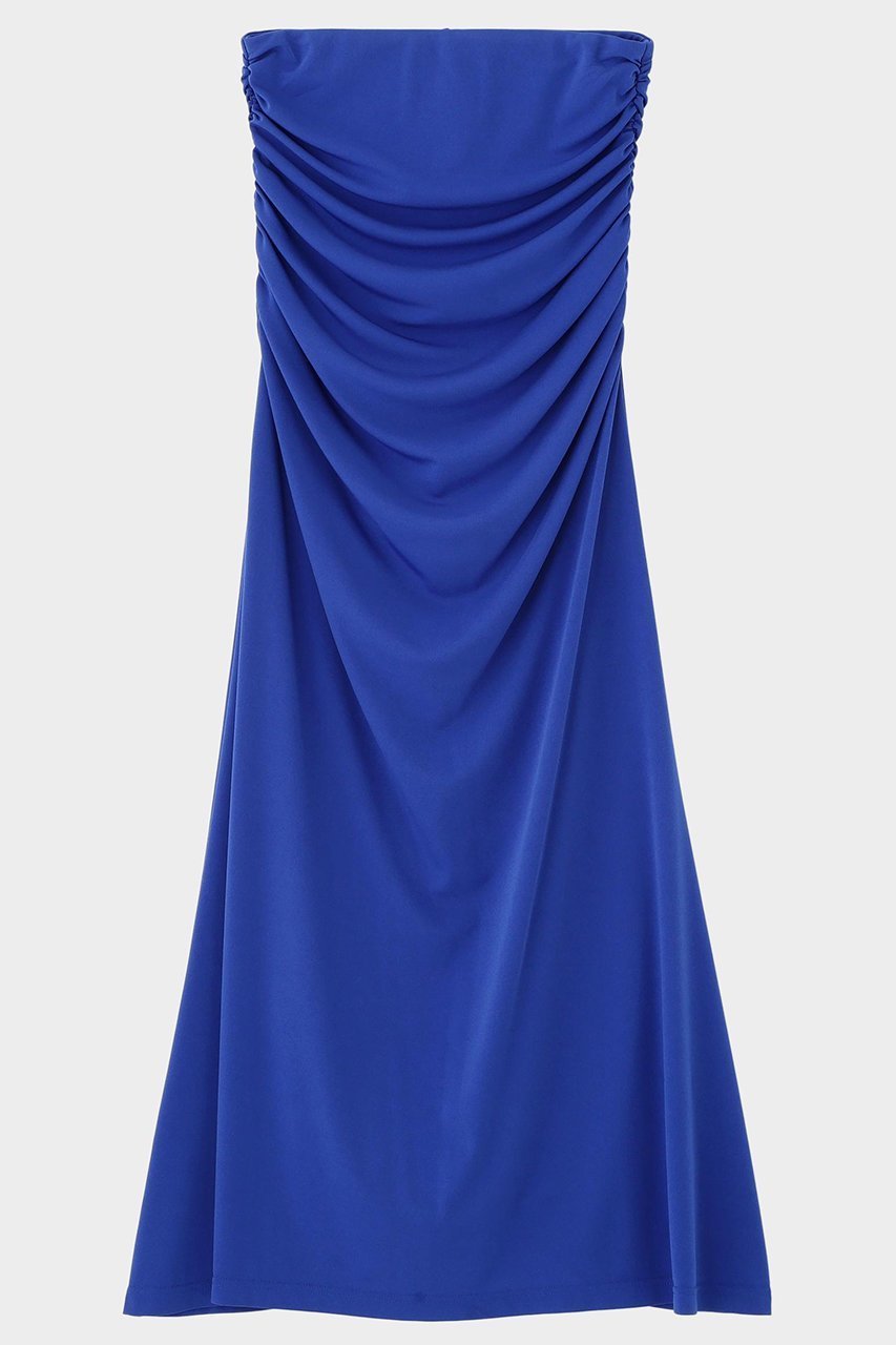 【ル フィル/LE PHIL】のスムースフレアスカート インテリア・キッズ・メンズ・レディースファッション・服の通販 founy(ファニー) 　ファッション　Fashion　レディースファッション　Fashion for Women　スカート　Skirts　Aライン・フレアスカート　A-Line & Flared Skirts　ロングスカート　Long Skirts / Maxi & Midi Skirts　ギャザー　Gathered, Ruffled　コンパクト　Compact, Small Size　スタンダード　Standard, Basic　ドレープ　Drape, Draping Fabric　ロング　Long, Long-Length　新作・新入荷　New Arrivals / New In　ブルー|ID: prp329100004877395 ipo3291000000036382569