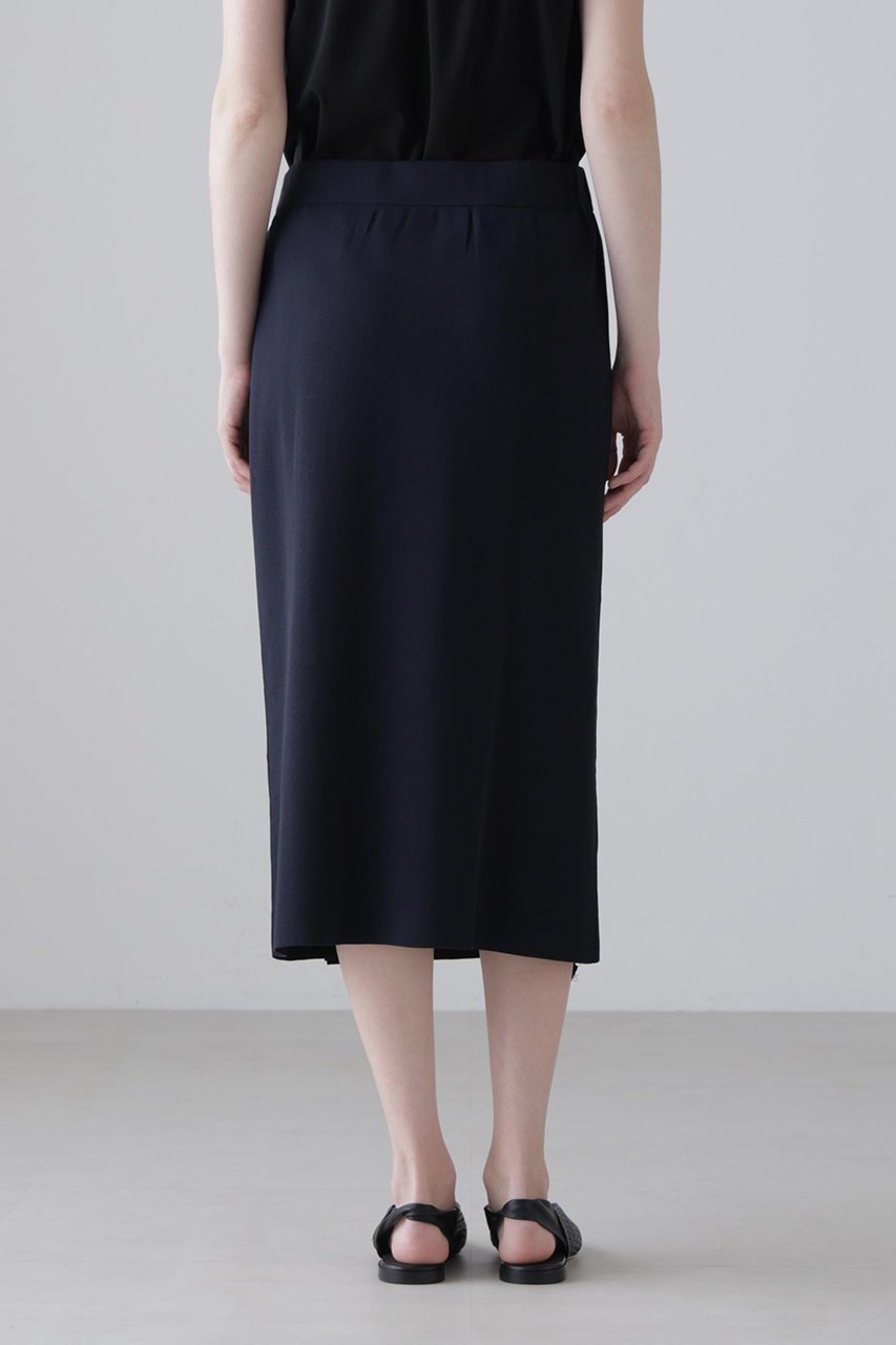 【アドーア/ADORE】のクラフトニットスカート 人気、トレンドファッション・服の通販 founy(ファニー) 　ファッション　Fashion　レディースファッション　Fashion for Women　スカート　Skirts　ロングスカート　Long Skirts / Maxi & Midi Skirts　シンプル　Simple, Minimal　フロント　Front, Front Design　リボン　Ribbon, Bow　ロング　Long, Long-Length　新作・新入荷　New Arrivals / New In　other-5|ID: prp329100004877396 ipo3291000000036382579