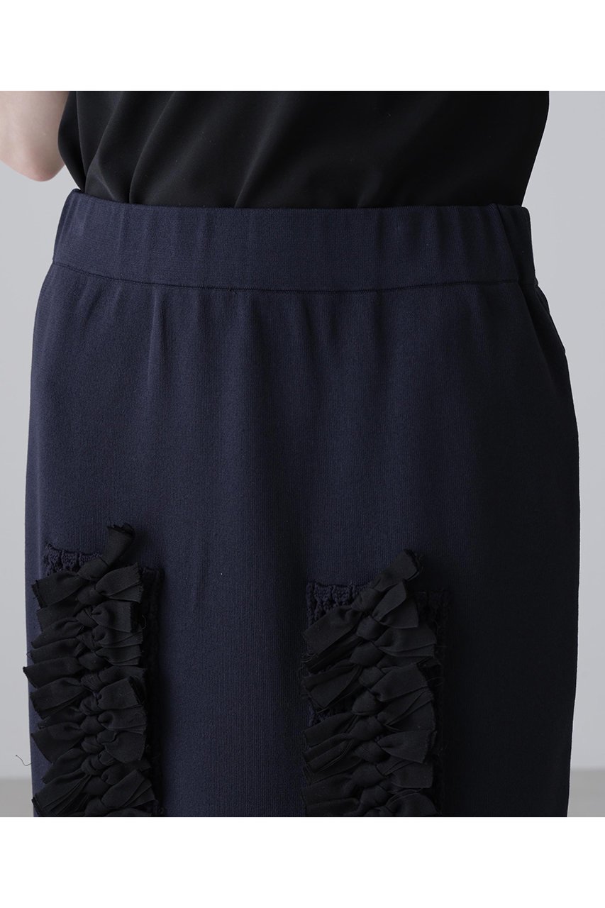 【アドーア/ADORE】のクラフトニットスカート 人気、トレンドファッション・服の通販 founy(ファニー) 　ファッション　Fashion　レディースファッション　Fashion for Women　スカート　Skirts　ロングスカート　Long Skirts / Maxi & Midi Skirts　シンプル　Simple, Minimal　フロント　Front, Front Design　リボン　Ribbon, Bow　ロング　Long, Long-Length　新作・新入荷　New Arrivals / New In　other-6|ID: prp329100004877396 ipo3291000000036382580