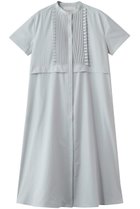 【マリリンムーン/MARILYN MOON】のタックフリルフレアハーフスリーブシャツワンピース 人気、トレンドファッション・服の通販 founy(ファニー) ファッション Fashion レディースファッション Fashion for Women ワンピース Dresses シャツワンピース / 1枚で着映えコーデ Shirt Dresses チュニック Tunic Tops & Dresses おすすめ Recommended / Our Picks チュニック Tunic, Long Top フリル Frill, Ruffle フレア Flare, Flared ロング Long, Long-Length 新作・新入荷 New Arrivals / New In thumbnail アイスグレー|ID: prp329100004877665 ipo3291000000036385704