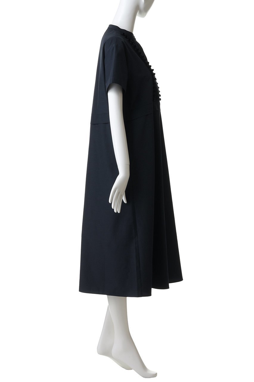 【マリリンムーン/MARILYN MOON】のタックフリルフレアハーフスリーブシャツワンピース 人気、トレンドファッション・服の通販 founy(ファニー) 　ファッション　Fashion　レディースファッション　Fashion for Women　ワンピース　Dresses　シャツワンピース / 1枚で着映えコーデ　Shirt Dresses　チュニック　Tunic Tops & Dresses　おすすめ　Recommended / Our Picks　チュニック　Tunic, Long Top　フリル　Frill, Ruffle　フレア　Flare, Flared　ロング　Long, Long-Length　新作・新入荷　New Arrivals / New In　other-3|ID: prp329100004877665 ipo3291000000036385707