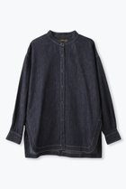 【レリル/lelill】のバックオープン ワークオーバーシャツ 人気、トレンドファッション・服の通販 founy(ファニー) ファッション Fashion レディースファッション Fashion for Women トップス・カットソー Cut & Sew Tops シャツ・ブラウス・オフィスカジュアル Elegant Blouses & Button-Ups バッグ Bags スリーブ Sleeve, Long Sleeve / Short Sleeve デニム Denim, Jeans Material ロング Long, Long-Length ワーク Workwear, Utility Style 夏 Summer 新作・新入荷 New Arrivals / New In 春 Spring S/S・春夏 SS, Spring/Summer, Warm Season thumbnail インディゴ|ID: prp329100004877667 ipo3291000000036385717