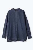 【レリル/lelill】のバックオープン ワークオーバーシャツ 人気、トレンドファッション・服の通販 founy(ファニー) ファッション Fashion レディースファッション Fashion for Women トップス・カットソー Cut & Sew Tops シャツ・ブラウス・オフィスカジュアル Elegant Blouses & Button-Ups バッグ Bags スリーブ Sleeve, Long Sleeve / Short Sleeve デニム Denim, Jeans Material ロング Long, Long-Length ワーク Workwear, Utility Style 夏 Summer 新作・新入荷 New Arrivals / New In 春 Spring S/S・春夏 SS, Spring/Summer, Warm Season thumbnail ブルー|ID: prp329100004877667 ipo3291000000036385718