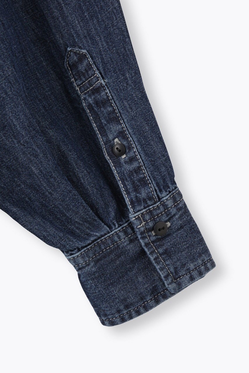 【レリル/lelill】のバックオープン ワークオーバーシャツ 人気、トレンドファッション・服の通販 founy(ファニー) 　ファッション　Fashion　レディースファッション　Fashion for Women　トップス・カットソー　Cut & Sew Tops　シャツ・ブラウス・オフィスカジュアル　Elegant Blouses & Button-Ups　バッグ　Bags　スリーブ　Sleeve, Long Sleeve / Short Sleeve　デニム　Denim, Jeans Material　ロング　Long, Long-Length　ワーク　Workwear, Utility Style　夏　Summer　新作・新入荷　New Arrivals / New In　春　Spring　S/S・春夏　SS, Spring/Summer, Warm Season　other-7|ID: prp329100004877667 ipo3291000000036385724