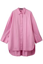 【アンクレイヴ/uncrave】のコットンクロスプレーン BIGシャツ 人気、トレンドファッション・服の通販 founy(ファニー) ファッション Fashion レディースファッション Fashion for Women トップス・カットソー Cut & Sew Tops シャツ・ブラウス・オフィスカジュアル Elegant Blouses & Button-Ups おすすめ Recommended / Our Picks カフス Cuff Design サテン Satin, Glossy Fabric スリーブ Sleeve, Long Sleeve / Short Sleeve チュニック Tunic, Long Top ブロード Broadcloth, Fine Cotton ループ Loop, Loop Knit ロング Long, Long-Length 再入荷 Restock / Back in Stock thumbnail ピンク|ID: prp329100004877671 ipo3291000000036385766