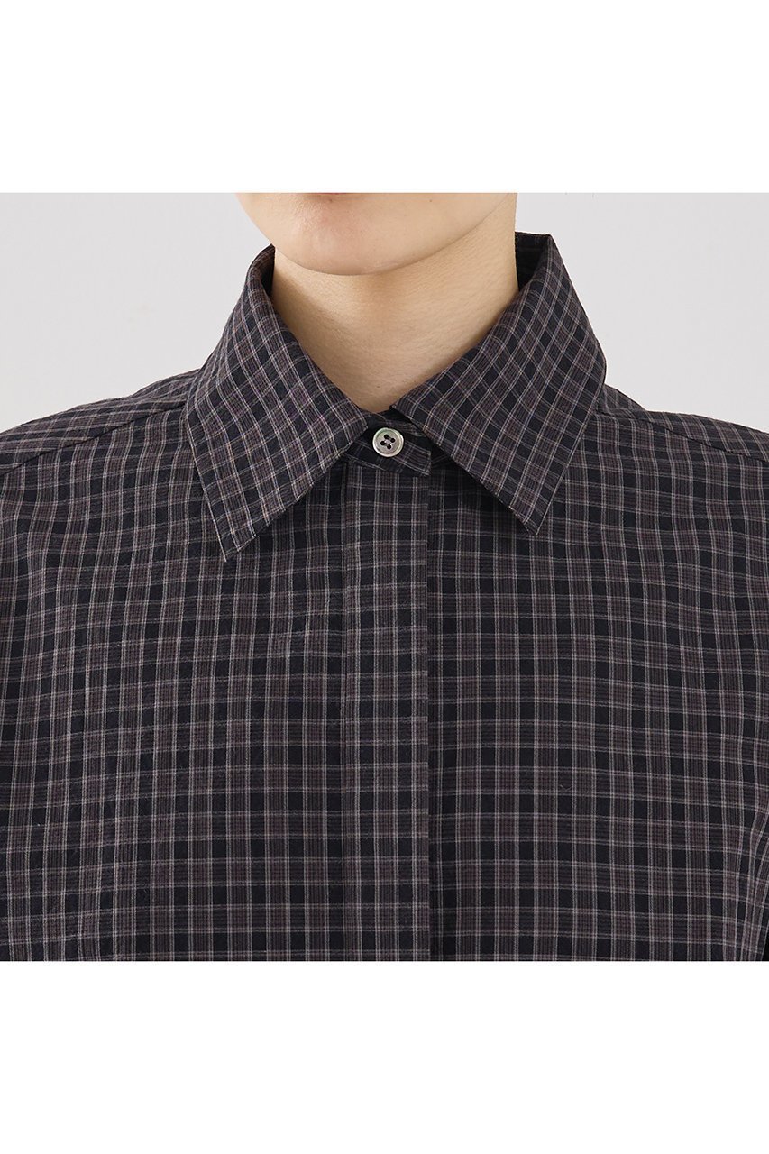 【ザ ストア バイ シー/THE STORE by C】の【COCUCA】チェックシャツ 人気、トレンドファッション・服の通販 founy(ファニー) ファッション Fashion レディースファッション Fashion for Women トップス・カットソー Cut & Sew Tops シャツ・ブラウス・オフィスカジュアル Elegant Blouses & Button-Ups カフス Cuff Design シンプル Simple, Minimal スリーブ Sleeve, Long Sleeve / Short Sleeve チェック Check, Plaid, Tartan マニッシュ Mannish, Boyish ロング Long, Long-Length 再入荷 Restock / Back in Stock other-7|ID: prp329100004877672 ipo3291000000036385781