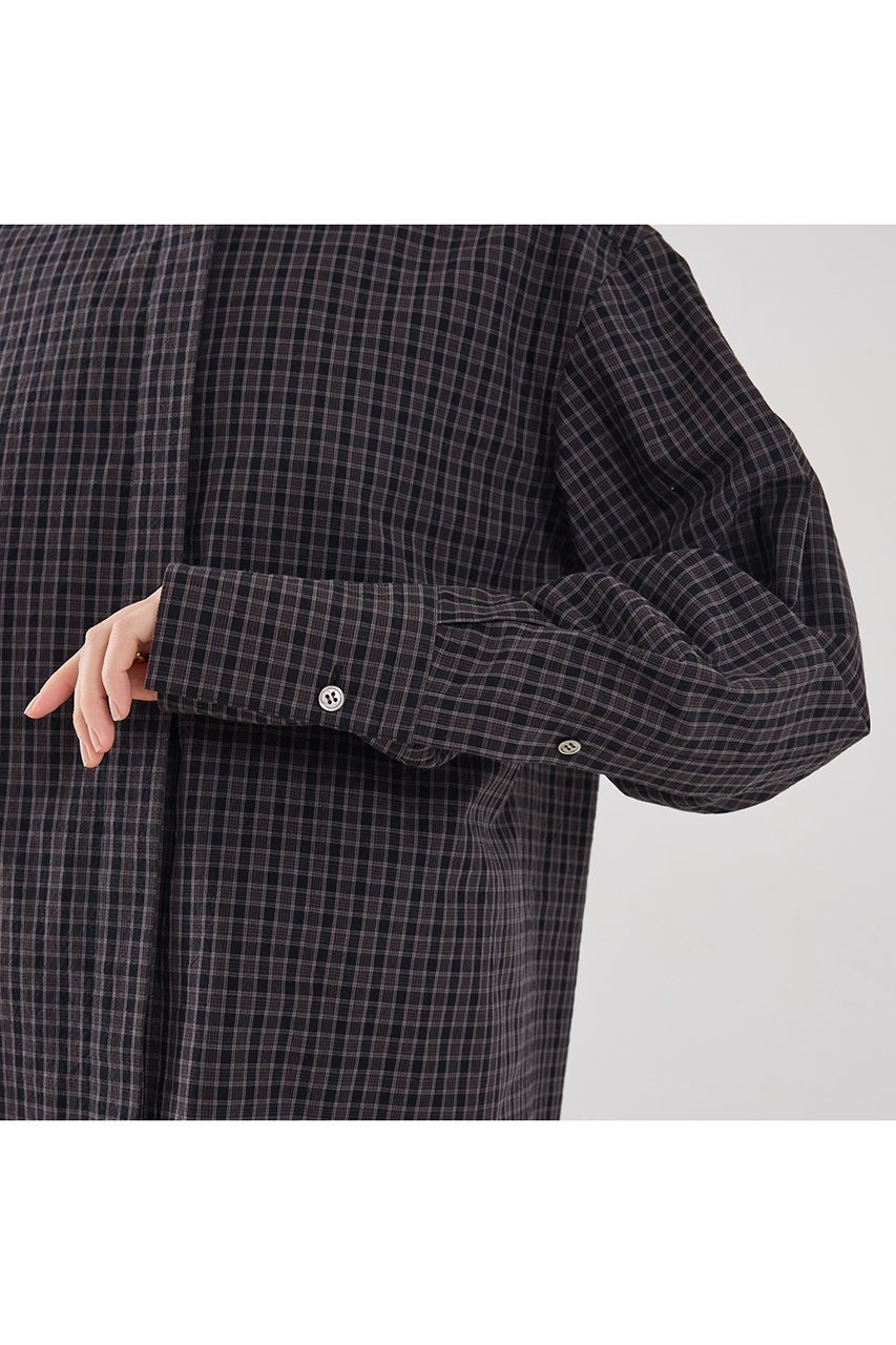 【ザ ストア バイ シー/THE STORE by C】の【COCUCA】チェックシャツ 人気、トレンドファッション・服の通販 founy(ファニー) ファッション Fashion レディースファッション Fashion for Women トップス・カットソー Cut & Sew Tops シャツ・ブラウス・オフィスカジュアル Elegant Blouses & Button-Ups カフス Cuff Design シンプル Simple, Minimal スリーブ Sleeve, Long Sleeve / Short Sleeve チェック Check, Plaid, Tartan マニッシュ Mannish, Boyish ロング Long, Long-Length 再入荷 Restock / Back in Stock other-8|ID: prp329100004877672 ipo3291000000036385782