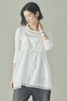 【カレンソロジー/Curensology】のワッフルキャミブラウス 人気、トレンドファッション・服の通販 founy(ファニー) ファッション Fashion レディースファッション Fashion for Women トップス・カットソー Cut & Sew Tops キャミソール&ノースリーブ Camisoles & Sleeveless Tops シャツ・ブラウス・オフィスカジュアル Elegant Blouses & Button-Ups インナー Innerwear ギャザー Gathered, Ruffled ノースリーブ Sleeveless, No-Sleeve フロント Front, Front Design ベスト Vest, Waistcoat レース Lace, Lace Fabric ロング Long, Long-Length ワッフル Waffle, Waffle Knit おすすめ Recommended / Our Picks 新作・新入荷 New Arrivals / New In thumbnail ホワイト|ID: prp329100004877680 ipo3291000000036385956