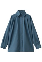 【リムアーク/RIM.ARK】のHigh collar classic blouse/ブラウス 人気、トレンドファッション・服の通販 founy(ファニー) ファッション Fashion レディースファッション Fashion for Women トップス・カットソー Cut & Sew Tops シャツ・ブラウス・オフィスカジュアル Elegant Blouses & Button-Ups クラシカル Classical, Vintage-Inspired クラシック Classic, Timeless Style シンプル Simple, Minimal スラックス Slacks, Dress Pants スリーブ Sleeve, Long Sleeve / Short Sleeve ハイネック High Neck, Mock Neck フォルム Silhouette, Form ロング Long, Long-Length thumbnail ブルー|ID: prp329100004877685 ipo3291000000036385993