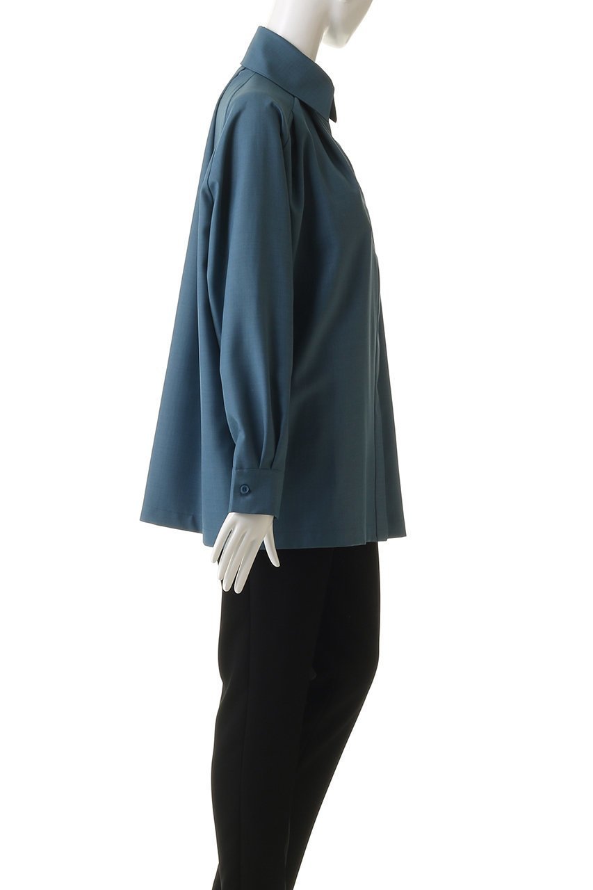 【リムアーク/RIM.ARK】のHigh collar classic blouse/ブラウス 人気、トレンドファッション・服の通販 founy(ファニー) 　ファッション　Fashion　レディースファッション　Fashion for Women　トップス・カットソー　Cut & Sew Tops　シャツ・ブラウス・オフィスカジュアル　Elegant Blouses & Button-Ups　クラシカル　Classical, Vintage-Inspired　クラシック　Classic, Timeless Style　シンプル　Simple, Minimal　スラックス　Slacks, Dress Pants　スリーブ　Sleeve, Long Sleeve / Short Sleeve　ハイネック　High Neck, Mock Neck　フォルム　Silhouette, Form　ロング　Long, Long-Length　other-3|ID: prp329100004877685 ipo3291000000036385995