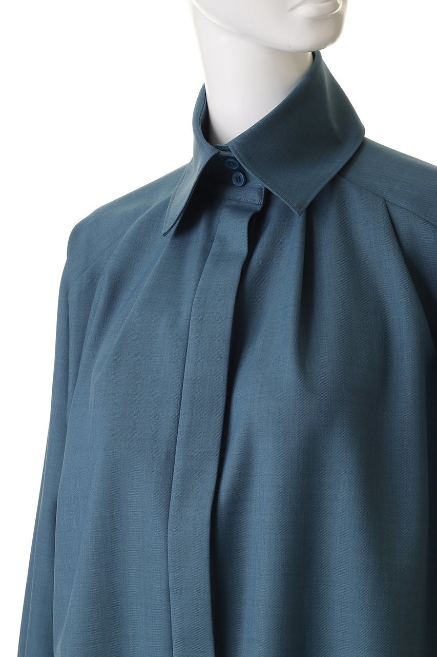 【リムアーク/RIM.ARK】のHigh collar classic blouse/ブラウス 人気、トレンドファッション・服の通販 founy(ファニー) 　ファッション　Fashion　レディースファッション　Fashion for Women　トップス・カットソー　Cut & Sew Tops　シャツ・ブラウス・オフィスカジュアル　Elegant Blouses & Button-Ups　クラシカル　Classical, Vintage-Inspired　クラシック　Classic, Timeless Style　シンプル　Simple, Minimal　スラックス　Slacks, Dress Pants　スリーブ　Sleeve, Long Sleeve / Short Sleeve　ハイネック　High Neck, Mock Neck　フォルム　Silhouette, Form　ロング　Long, Long-Length　other-5|ID: prp329100004877685 ipo3291000000036385997