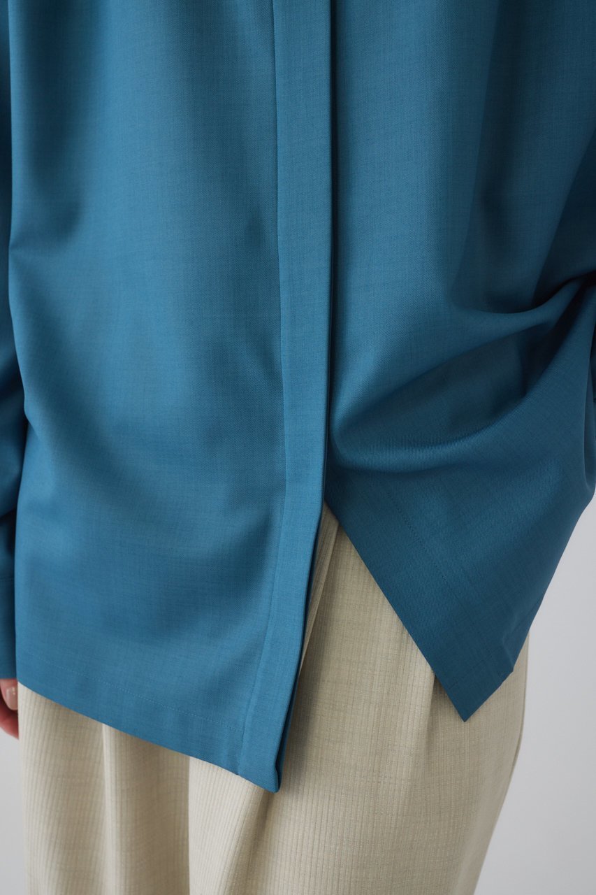 【リムアーク/RIM.ARK】のHigh collar classic blouse/ブラウス 人気、トレンドファッション・服の通販 founy(ファニー) 　ファッション　Fashion　レディースファッション　Fashion for Women　トップス・カットソー　Cut & Sew Tops　シャツ・ブラウス・オフィスカジュアル　Elegant Blouses & Button-Ups　クラシカル　Classical, Vintage-Inspired　クラシック　Classic, Timeless Style　シンプル　Simple, Minimal　スラックス　Slacks, Dress Pants　スリーブ　Sleeve, Long Sleeve / Short Sleeve　ハイネック　High Neck, Mock Neck　フォルム　Silhouette, Form　ロング　Long, Long-Length　other-8|ID: prp329100004877685 ipo3291000000036386000