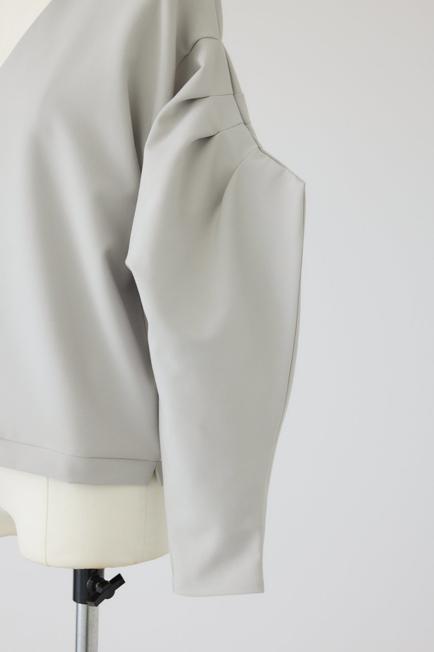 【リムアーク/RIM.ARK】のVolume sleeve v-neck PO/プルオーバー 人気、トレンドファッション・服の通販 founy(ファニー) ファッション Fashion レディースファッション Fashion for Women トップス・カットソー Cut & Sew Tops シャツ・ブラウス・オフィスカジュアル Elegant Blouses & Button-Ups カジュアルプルオーバー・ニットトップス Pullovers & Knit Tops / Casual Pullovers Vネックトップス V-Neck Tops / V-Cut Neckline Shirts ボリューム袖・フリルスリーブブラウス Voluminous & Ruffle Sleeves / Puffy Sleeve Tops カットソー Cut and Sewn Top シンプル Simple, Minimal ストレッチ Stretch, Stretchy Fabric スリーブ Sleeve, Long Sleeve / Short Sleeve ダブル Double, Double-Breasted ロング Long, Long-Length other-8|ID: prp329100004877696 ipo3291000000036386099