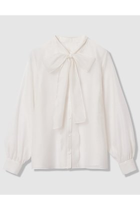 【アナイ/ANAYI】 【Eternal Line 2026】シアーオーガンボウタイ ブラウス人気、トレンドファッション・服の通販 founy(ファニー) ファッション Fashion レディースファッション Fashion for Women トップス・カットソー Cut & Sew Tops シャツ・ブラウス・オフィスカジュアル Elegant Blouses & Button-Ups インナー Innerwear オーガンジー Organza Fabric ギャザー Gathered, Ruffled シアー Sheer, See-Through スリーブ Sleeve, Long Sleeve / Short Sleeve フリル Frill, Ruffle フロント Front, Front Design ボウタイ Bow Tie, Neck Bow ロング Long, Long-Length エレガント 上品 Elegant |ID:prp329100004877700