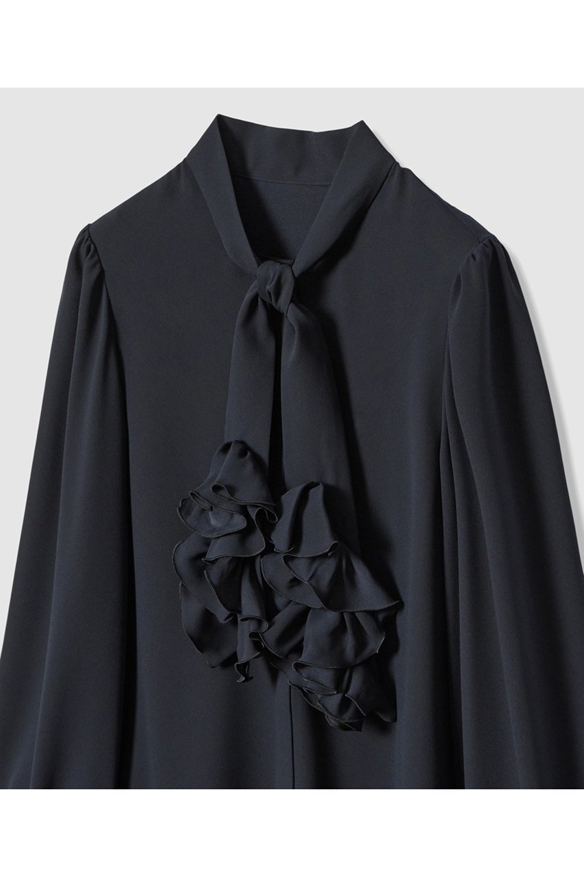 【アルアバイル/allureville】の【LOULOU WILLOUGHBY】ペタフリルボウタイブラウス 人気、トレンドファッション・服の通販 founy(ファニー) ファッション Fashion レディースファッション Fashion for Women トップス・カットソー Cut & Sew Tops シャツ・ブラウス・オフィスカジュアル Elegant Blouses & Button-Ups 2026年 2026 ギャザー Gathered, Ruffled シンプル Simple, Minimal ジャカード/ジャガード Jacquard, Woven Pattern スリーブ Sleeve, Long Sleeve / Short Sleeve フラワー Flower, Floral フリル Frill, Ruffle ボウタイ Bow Tie, Neck Bow モチーフ Motif, Design Theme リボン Ribbon, Bow ロング Long, Long-Length 春 Spring other-3|ID: prp329100004877704 ipo3291000000036386161